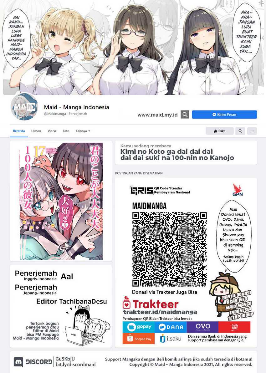 Manga Kimi no Koto ga Dai Dai Dai Dai Daisuki na 100-ri no Kanojo Chapter 118 gambar nomor 2