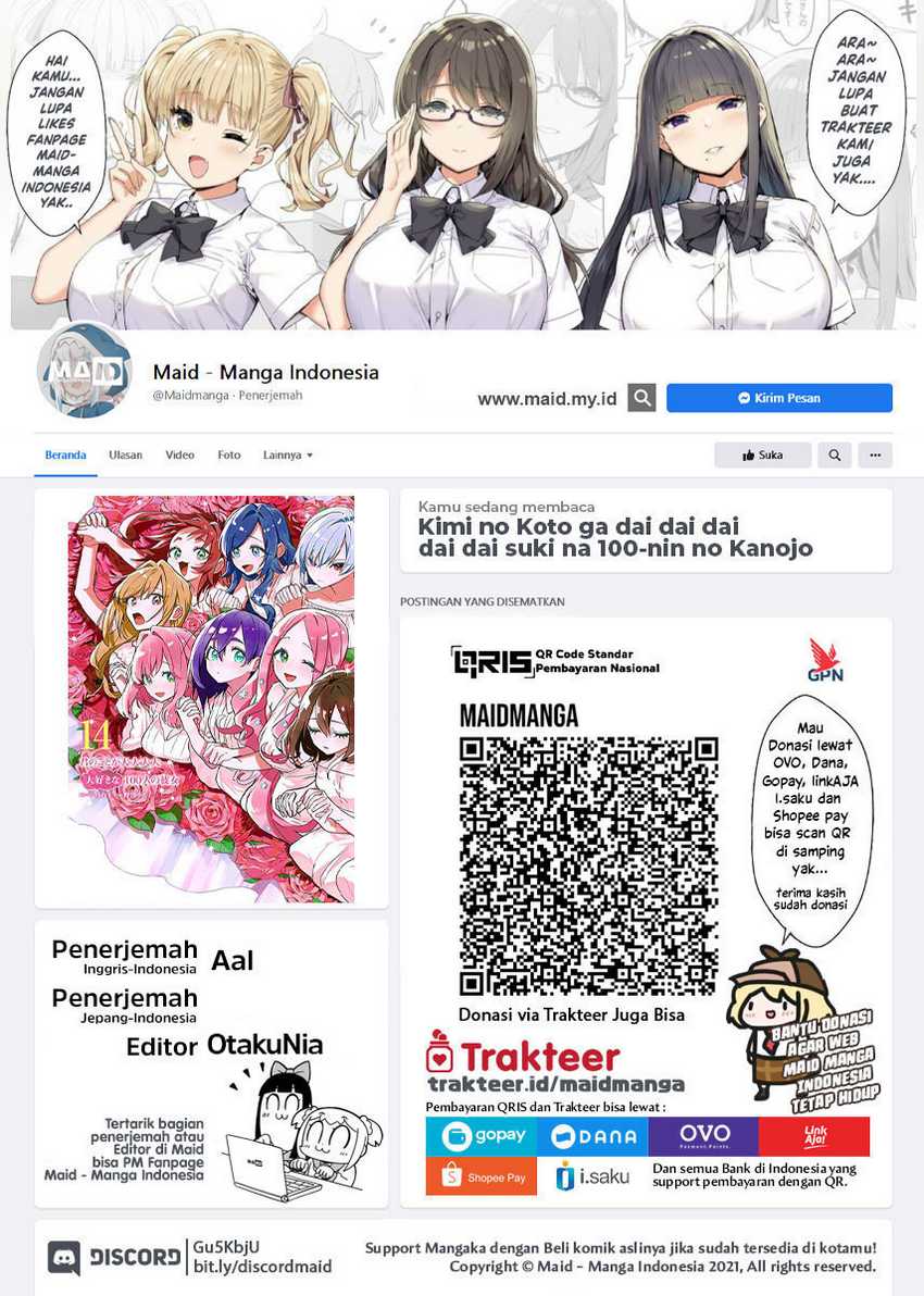 Baca Manga Kimi no Koto ga Dai Dai Dai Dai Daisuki na 100-ri no Kanojo Chapter 117 Gambar 2