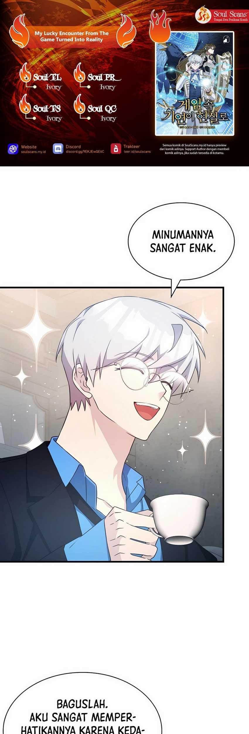 Komik My Lucky Encounter From the Game Turned Into Reality Chapter 48 gambar nomor 1