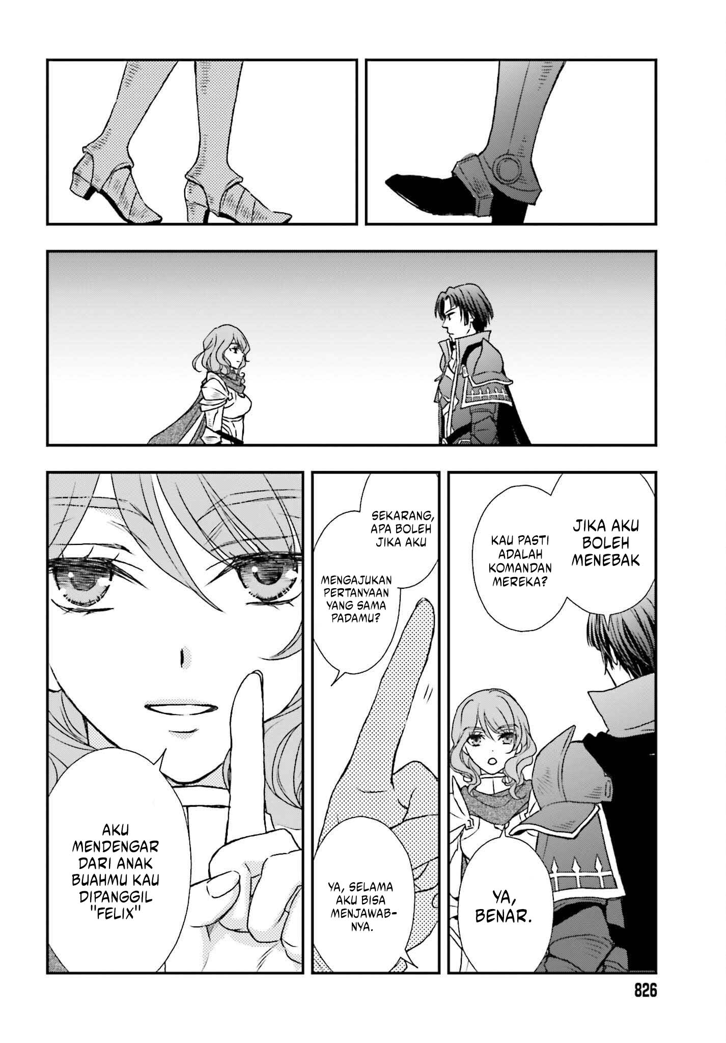 Shinigami ni Sodaterareta Shoujo wa Shikkoku no Tsurugi wo Mune ni Idaku Chapter 45 Gambar 13