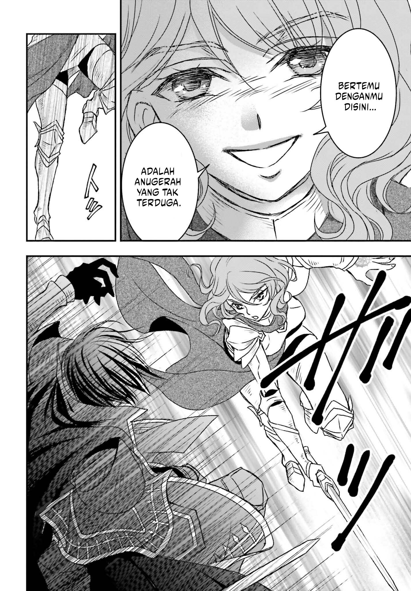 Shinigami ni Sodaterareta Shoujo wa Shikkoku no Tsurugi wo Mune ni Idaku Chapter 45 Gambar 15