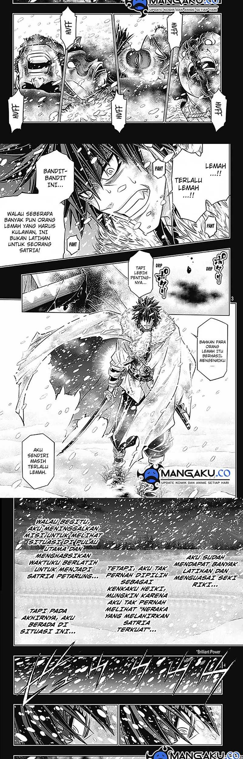 Baca Manga Rurouni Kenshin: Meiji Kenkaku Romantan – Hokkaido-hen Chapter 58 Gambar 2