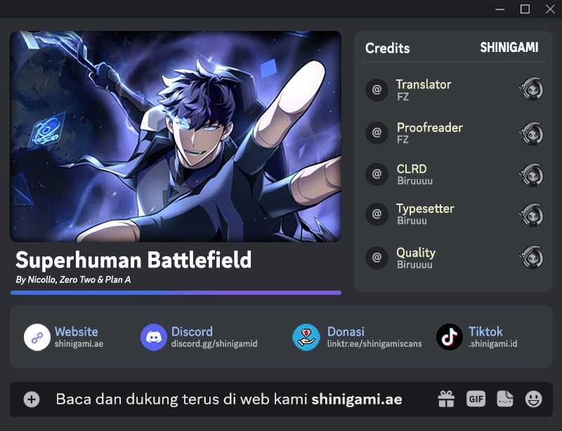 Komik Superhuman Battlefield Chapter 102 gambar nomor 1