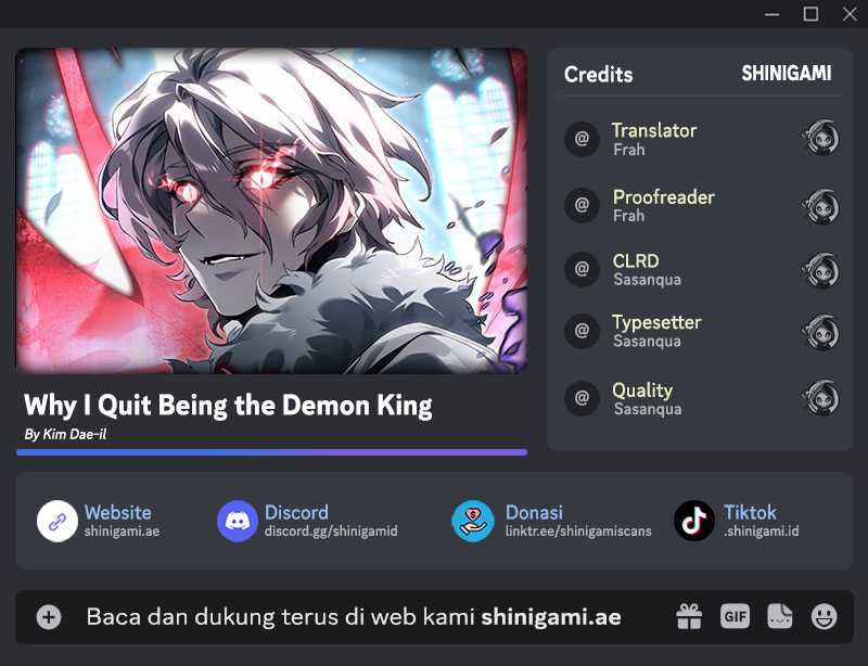 Komik Why I Quit Being The Demon King Chapter 17 gambar nomor 1