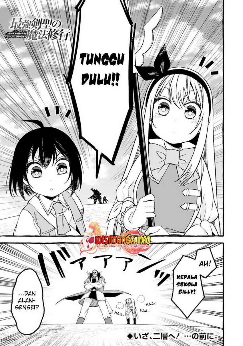 Baca Manga Saikyou Ken Hijiri No Mahou Shugyou: Level 99 No Status O Tamotta Mama Level 1 Kara Yarinaosu Chapter 08.1 Gambar 2