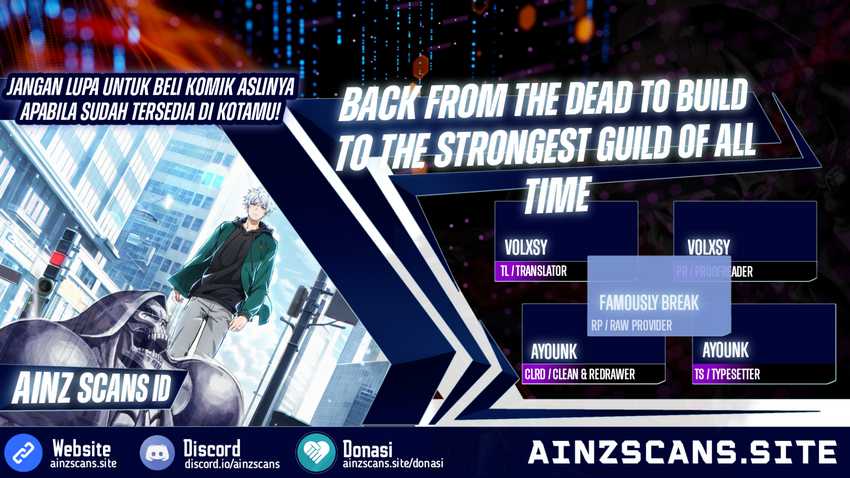 Baca Komik Back From The Dead To Build To The Strongest Guild Of All Time Chapter 02 Gambar 1