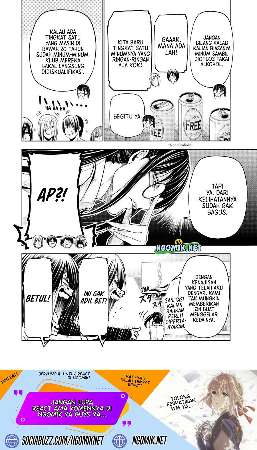 Grand Blue Chapter 91.1 Gambar 23