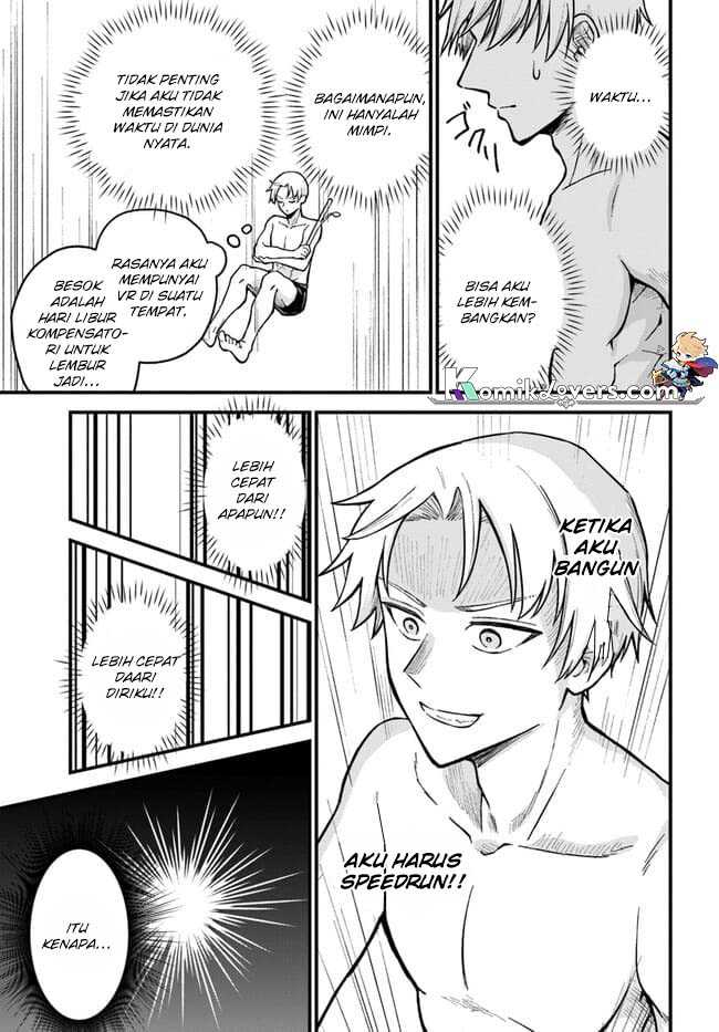 RTA Sousha wa Game Sekai kara Kaerenai Chapter 01.3 Gambar 3