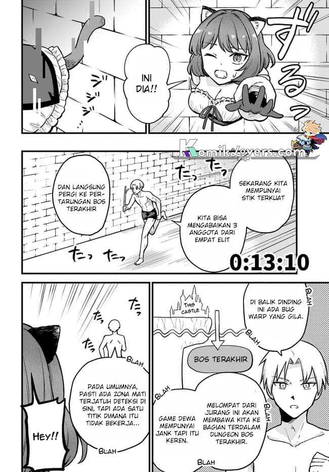 RTA Sousha wa Game Sekai kara Kaerenai Chapter 01.2 Gambar 19