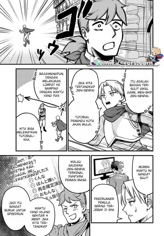 Baca Manga RTA Sousha wa Game Sekai kara Kaerenai Chapter 01.2 Gambar 2
