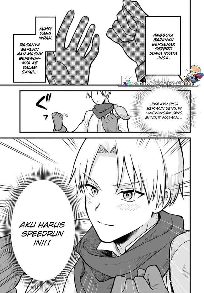 RTA Sousha wa Game Sekai kara Kaerenai Chapter 01.1 Gambar 17