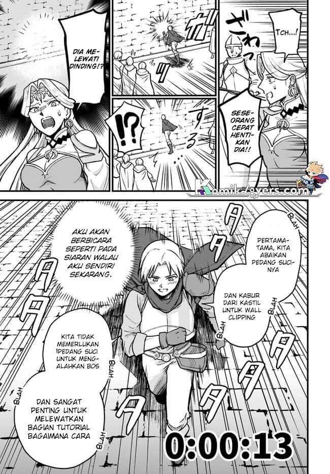 RTA Sousha wa Game Sekai kara Kaerenai Chapter 01.1 Gambar 19