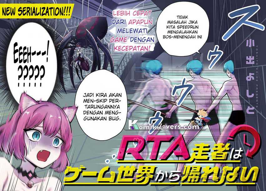 RTA Sousha wa Game Sekai kara Kaerenai Chapter 01.1 Gambar 3