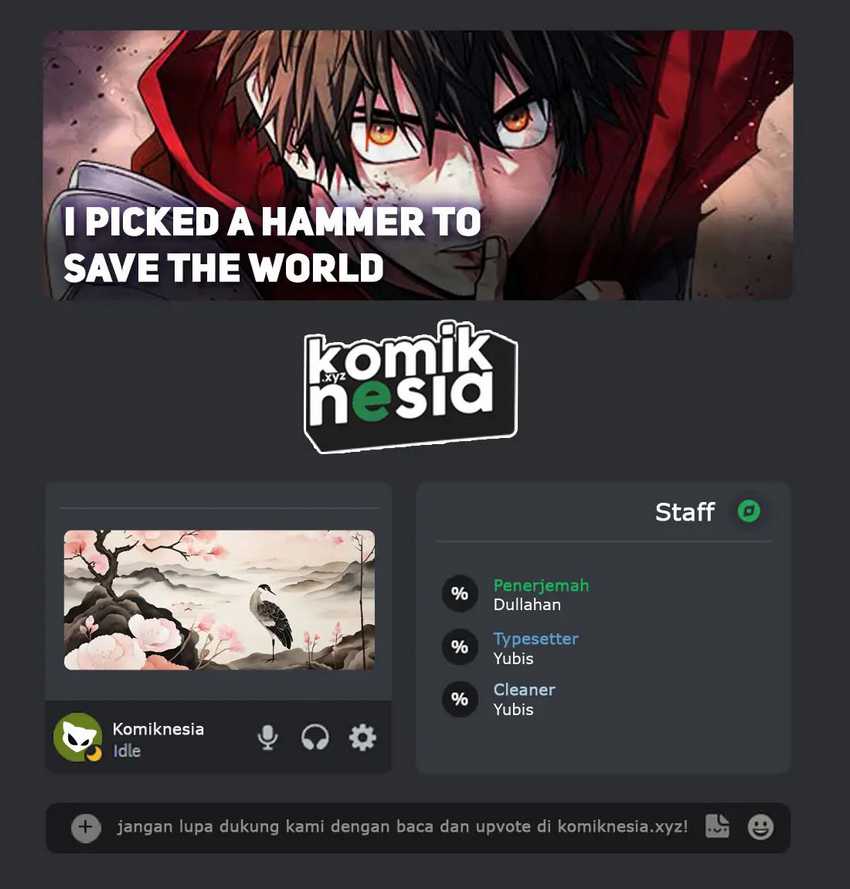 Baca Komik I Picked A Hammer To Save The World Chapter 73 Gambar 1