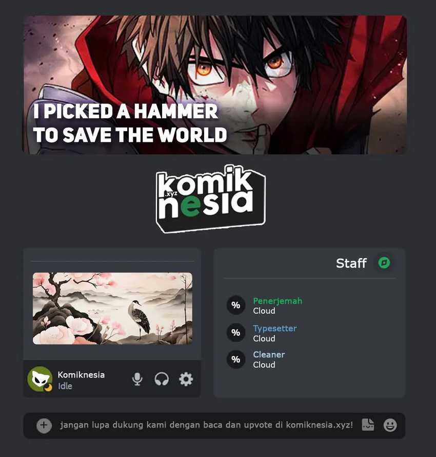 Baca Komik I Picked A Hammer To Save The World Chapter 72 Gambar 1