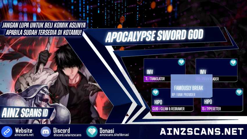 Baca Komik Apocalypse Sword God Chapter 02 Gambar 1