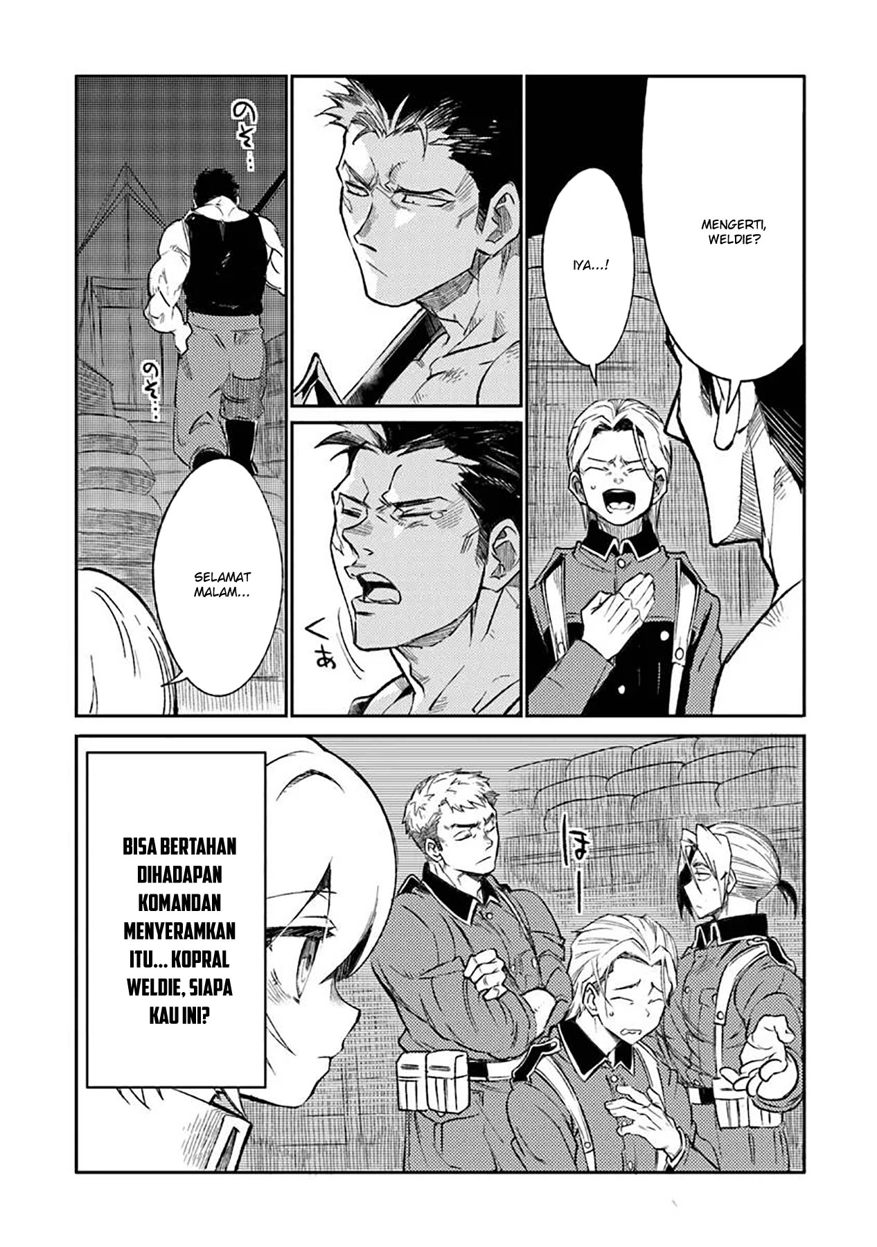 TS Eiseihei-san no Senjou Nikki Chapter 08 Gambar 35