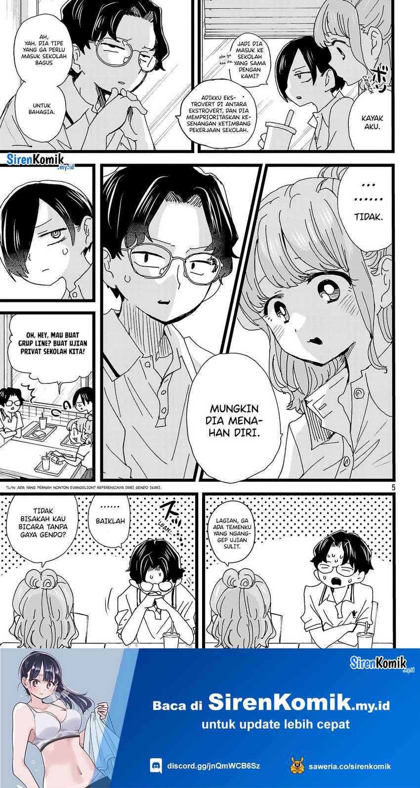 Boku no Kokoro no Yabai yatsu Chapter 142 Gambar 7
