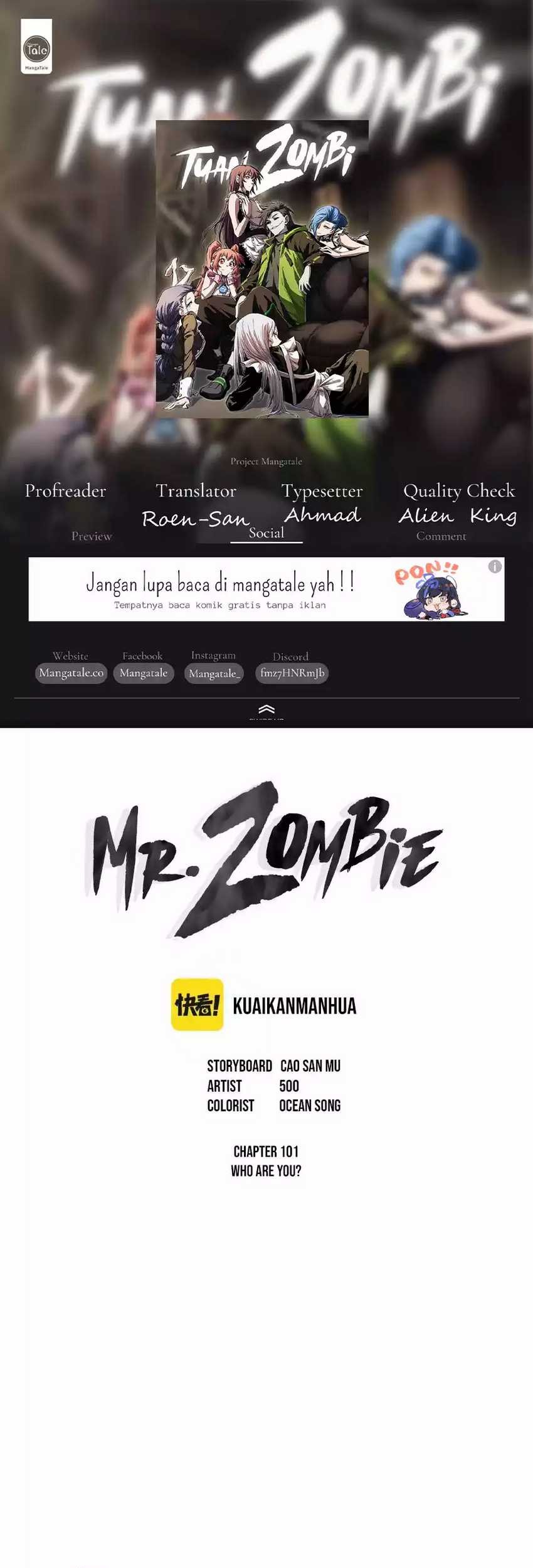 Baca Komik Mr. Zombie Chapter 101 Gambar 1