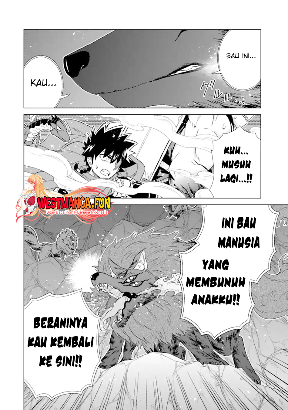 Isekai de tadahitori no mamono tsukai ~ tenshoku shitara maou ni machigawa remashita Chapter 52.2 Gambar 4