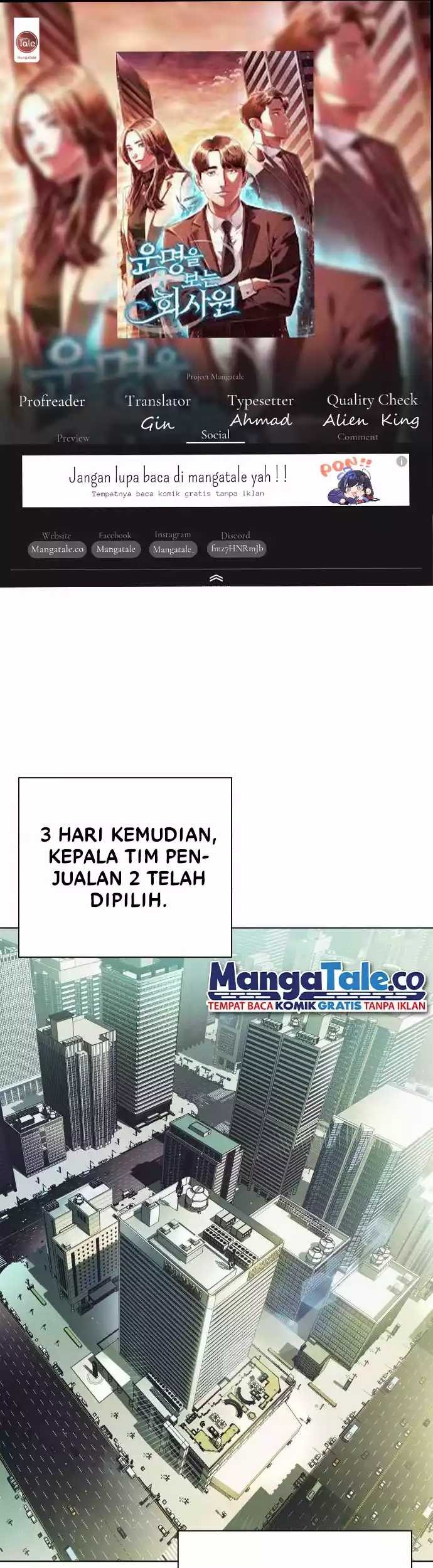 Baca Komik Office Worker Who Sees Fate Chapter 15 Gambar 1