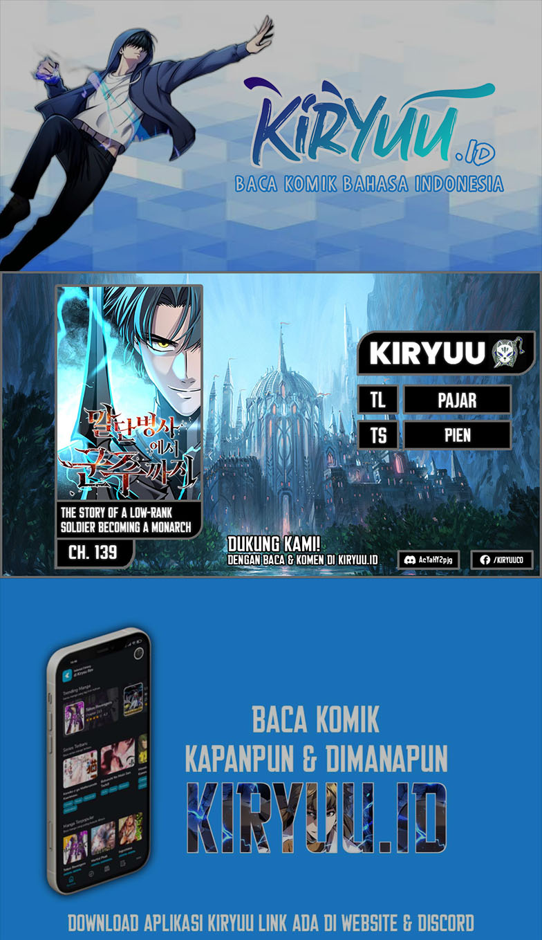 Baca Komik The Story of a Low-Rank Soldier Becoming a Monarch Chapter 139 Gambar 1