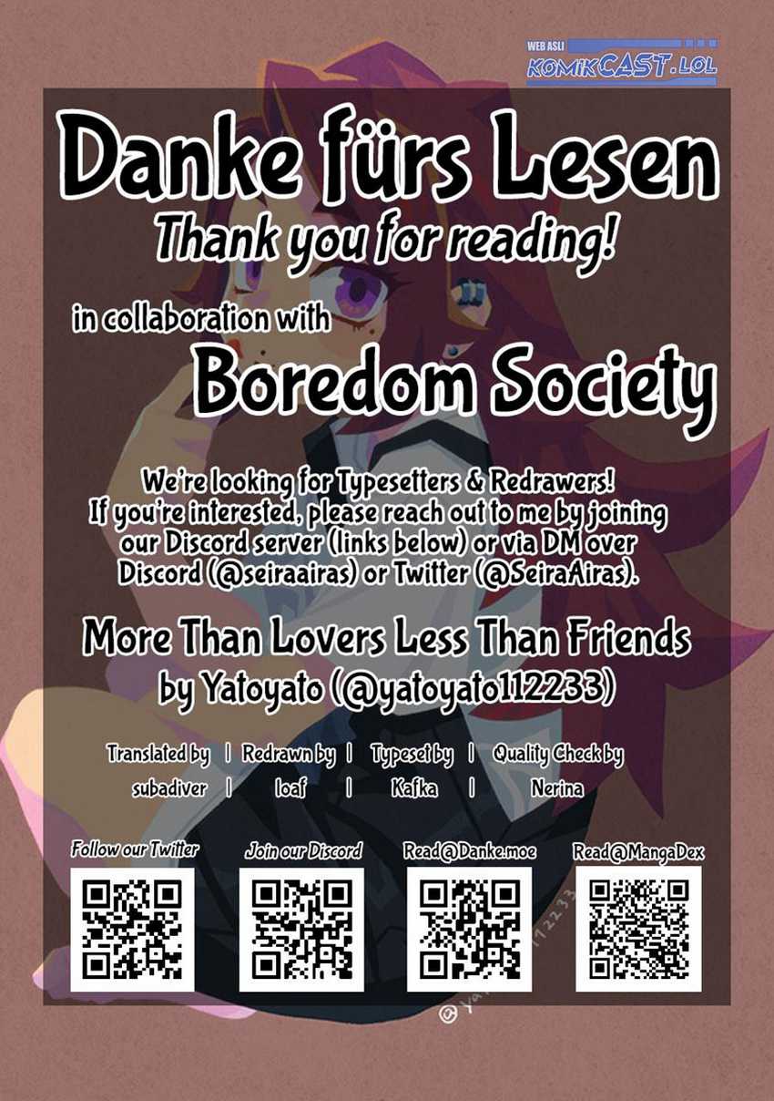 More Than Lovers Less Than Friends Chapter 34 Gambar 16