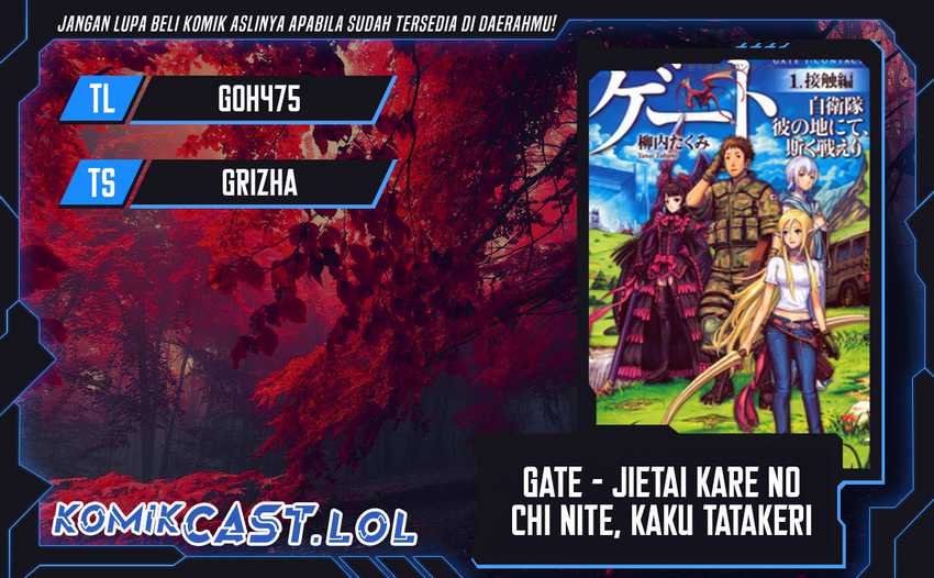 Baca Komik Gate – Jietai Kare no Chi nite Kaku Tatakeri Chapter 132 Gambar 1