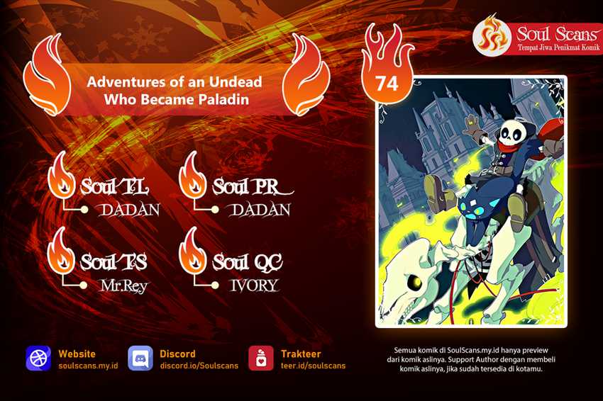 Komik Adventures of an Undead Who Became Paladin Chapter 74 gambar nomor 1