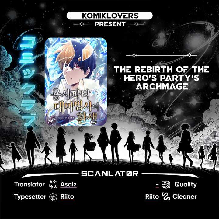 Baca Komik The Rebirth of the Hero’s Party’s Archmage Chapter 01 Gambar 1