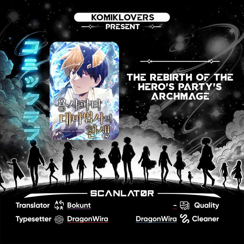 Baca Komik The Rebirth of the Hero’s Party’s Archmage Chapter 19 Gambar 1