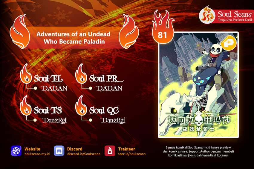 Komik Adventures of an Undead Who Became Paladin Chapter 81 gambar nomor 1