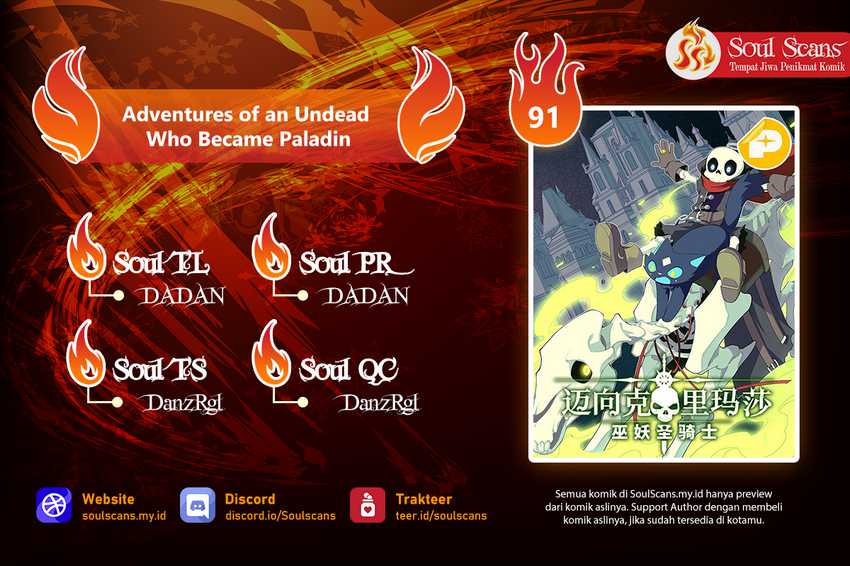 Komik Adventures of an Undead Who Became Paladin Chapter 91 gambar nomor 1