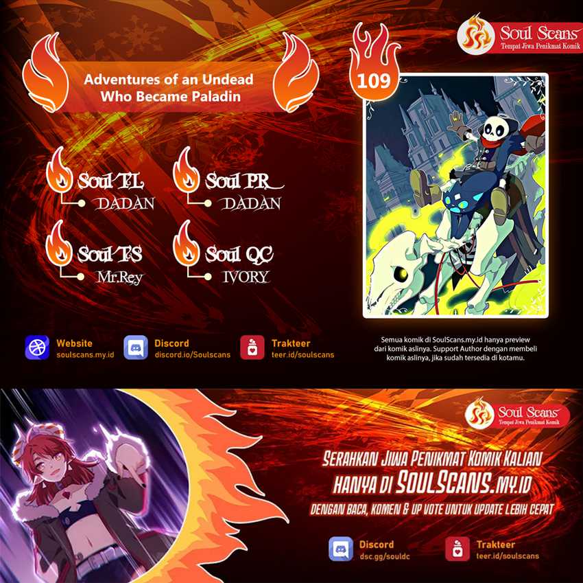 Komik Adventures of an Undead Who Became Paladin Chapter 109 gambar nomor 1