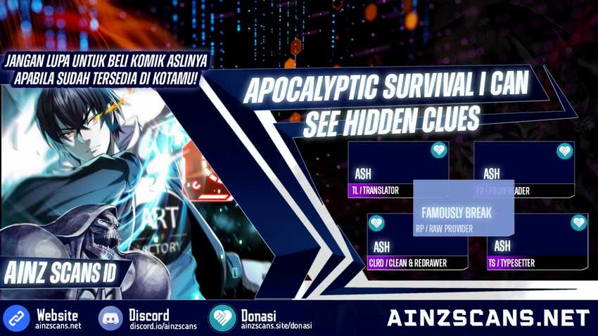 Komik Surviving in the Apocalypse: I Can See Hidden Clues Chapter 22 gambar nomor 1
