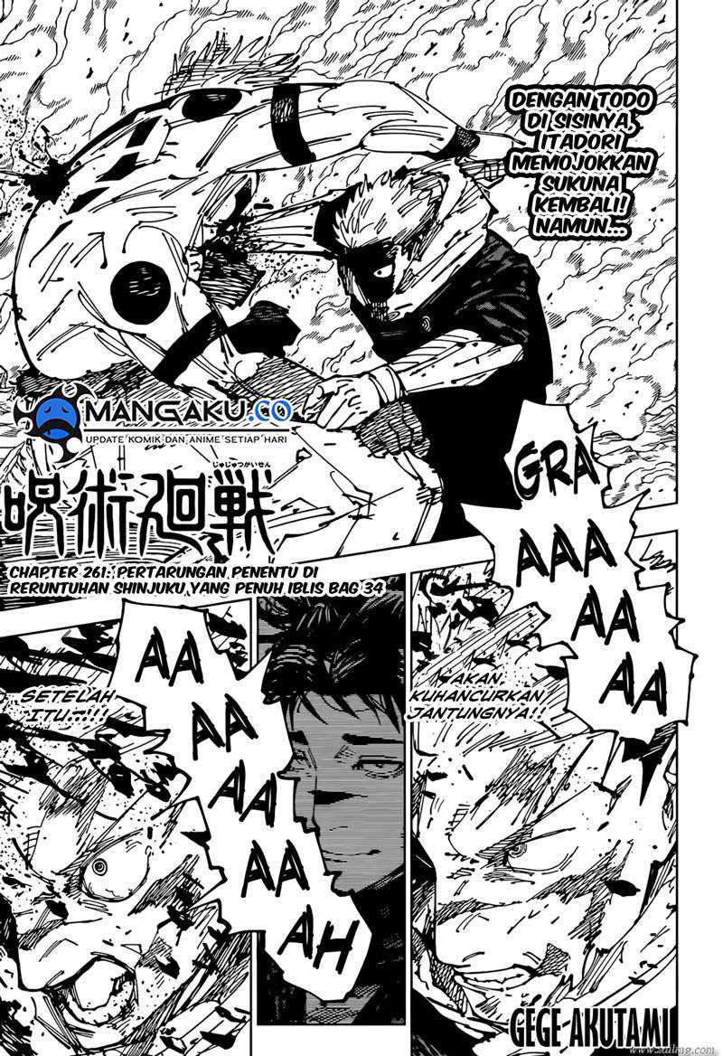 Baca Manga Jujutsu Kaisen Chapter 261 Gambar 2