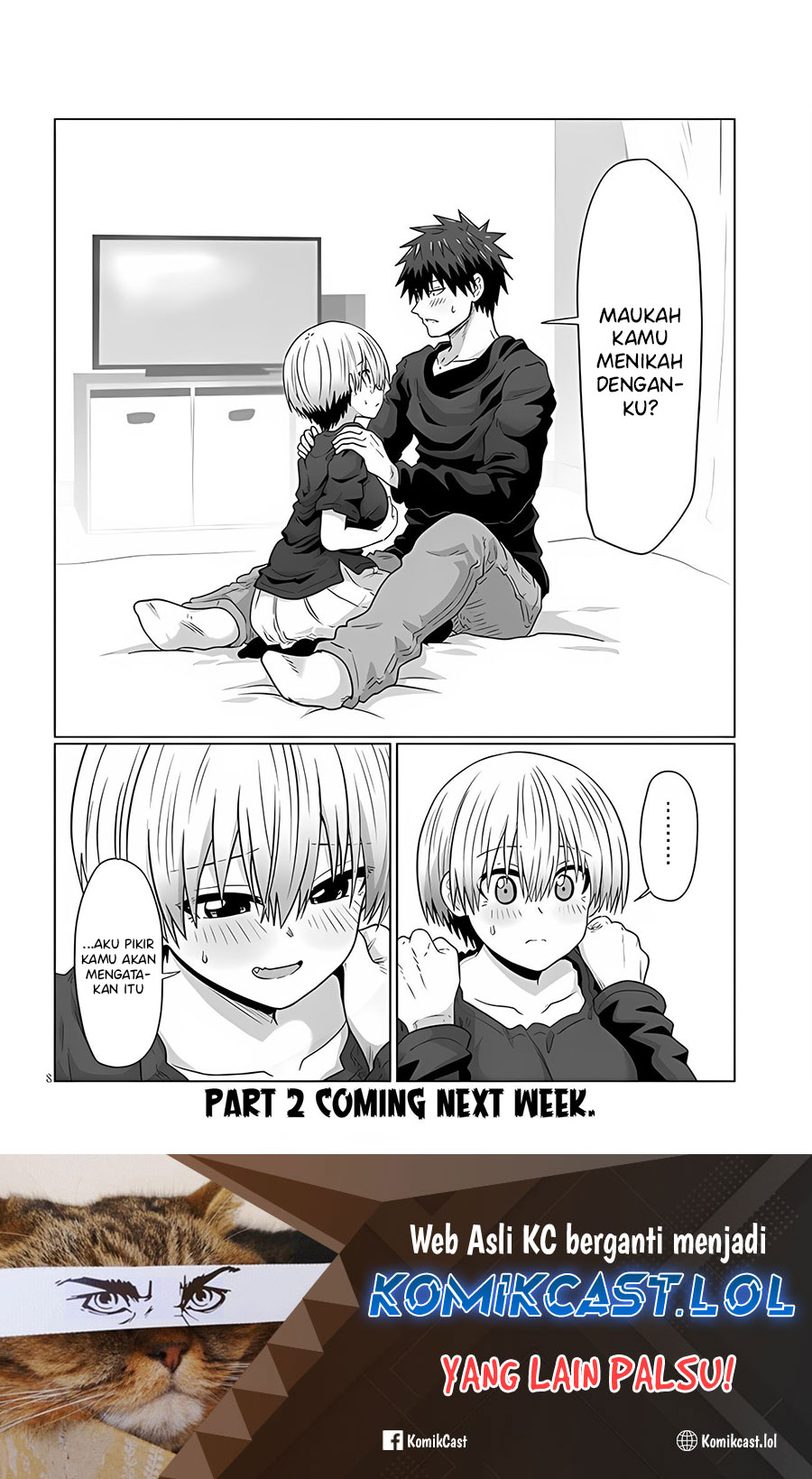 Uzaki-chan wa Asobitai! Chapter 106.1 Gambar 9