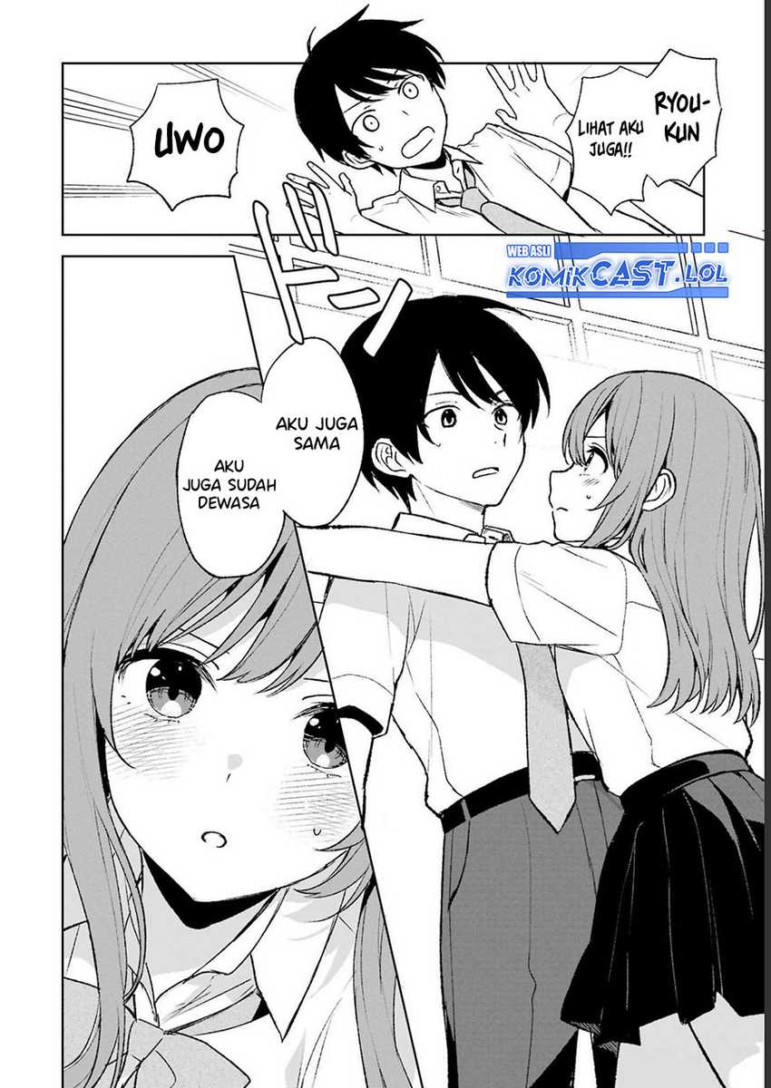 Chikan Saresou ni Natteiru S-kyuu Bishoujo wo Tasuketara Tonari no Seki no Osanajimi datta Chapter 53 Gambar 14
