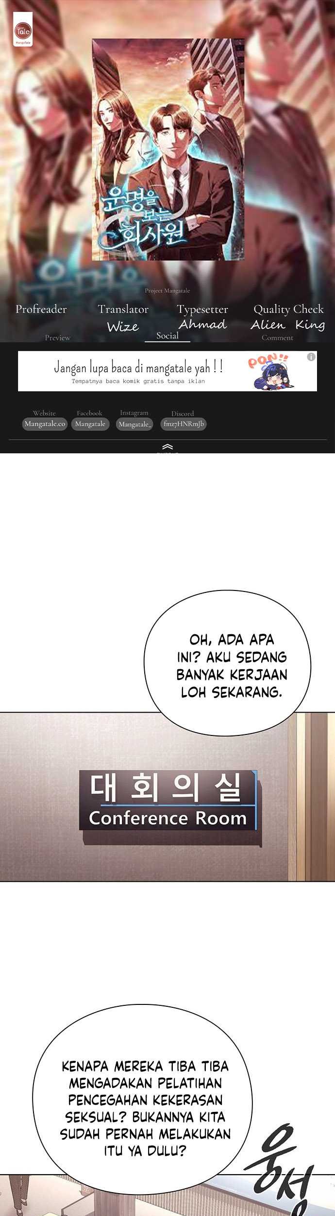 Baca Komik Office Worker Who Sees Fate Chapter 38 Gambar 1