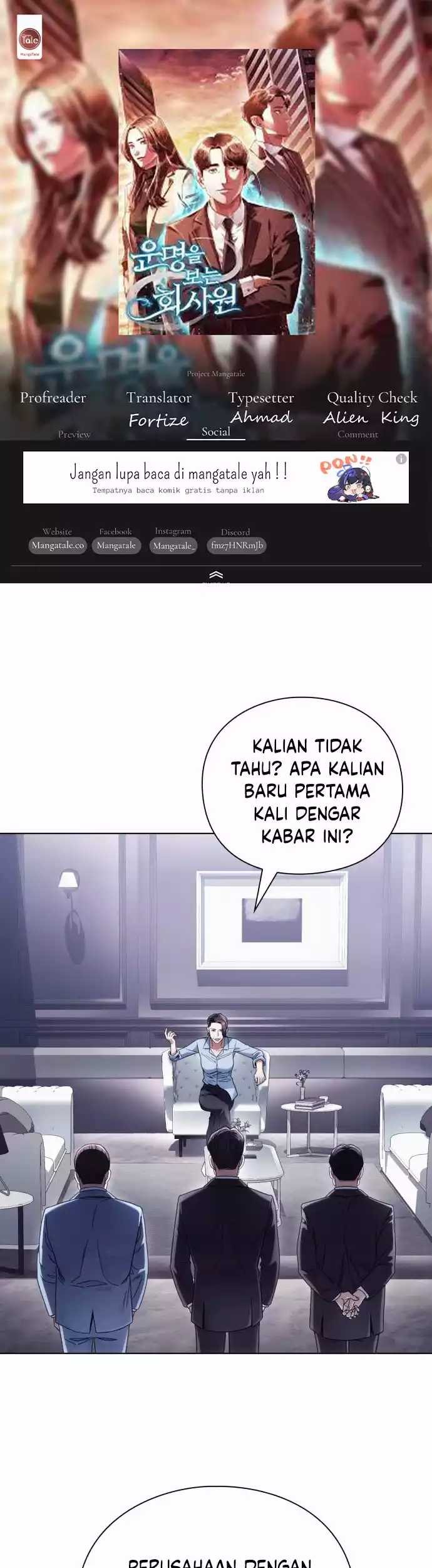 Komik Office Worker Who Sees Fate Chapter 35 gambar nomor 1