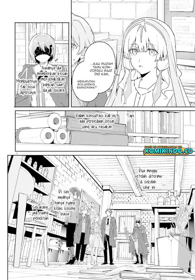 Majutsushi Kunon wa Miete Iru Chapter 19.1 Gambar 11