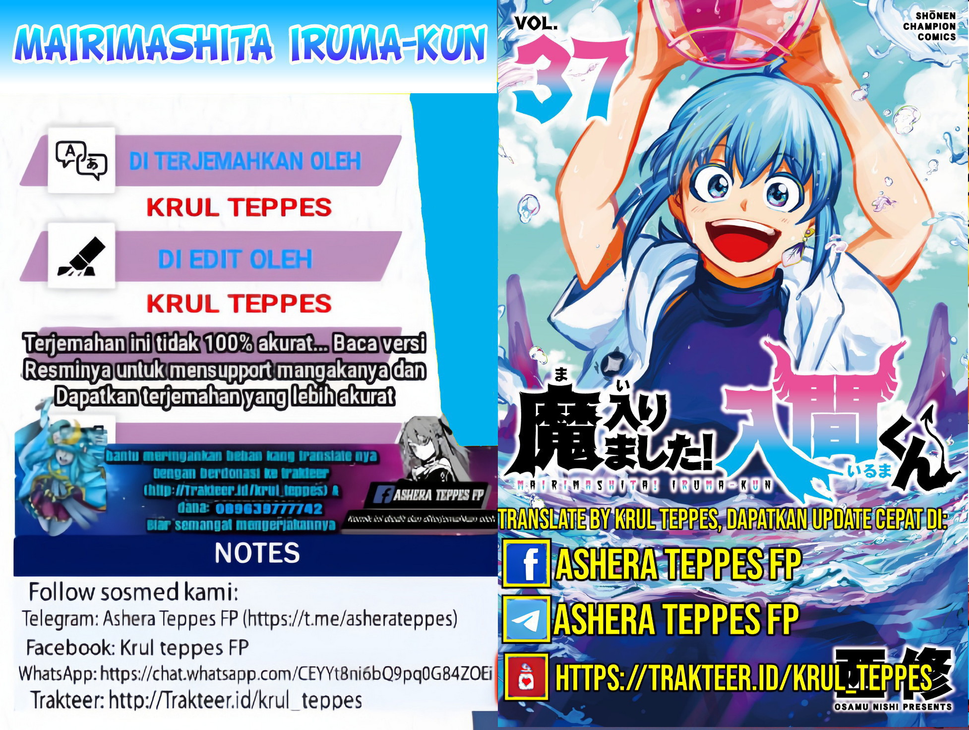 Baca Komik Mairimashita! Iruma-kun Chapter 346 Gambar 1