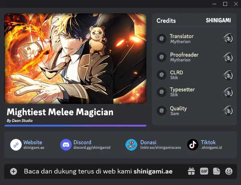 Baca Komik Mightiest Melee Magician Chapter 31 Gambar 1
