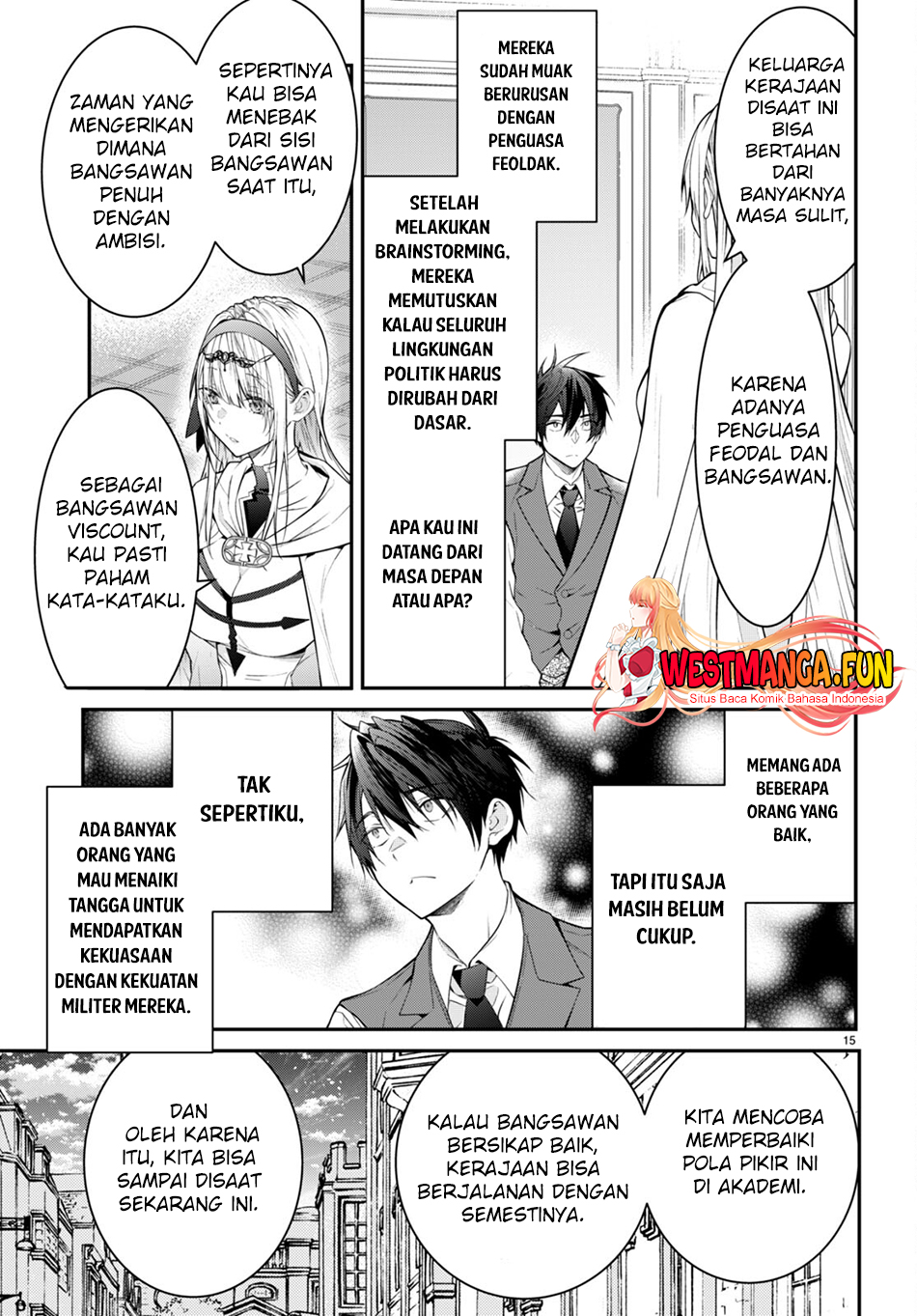 Otome Game Sekai wa Mob ni Kibishii Sekai Desu Chapter 64 Gambar 17