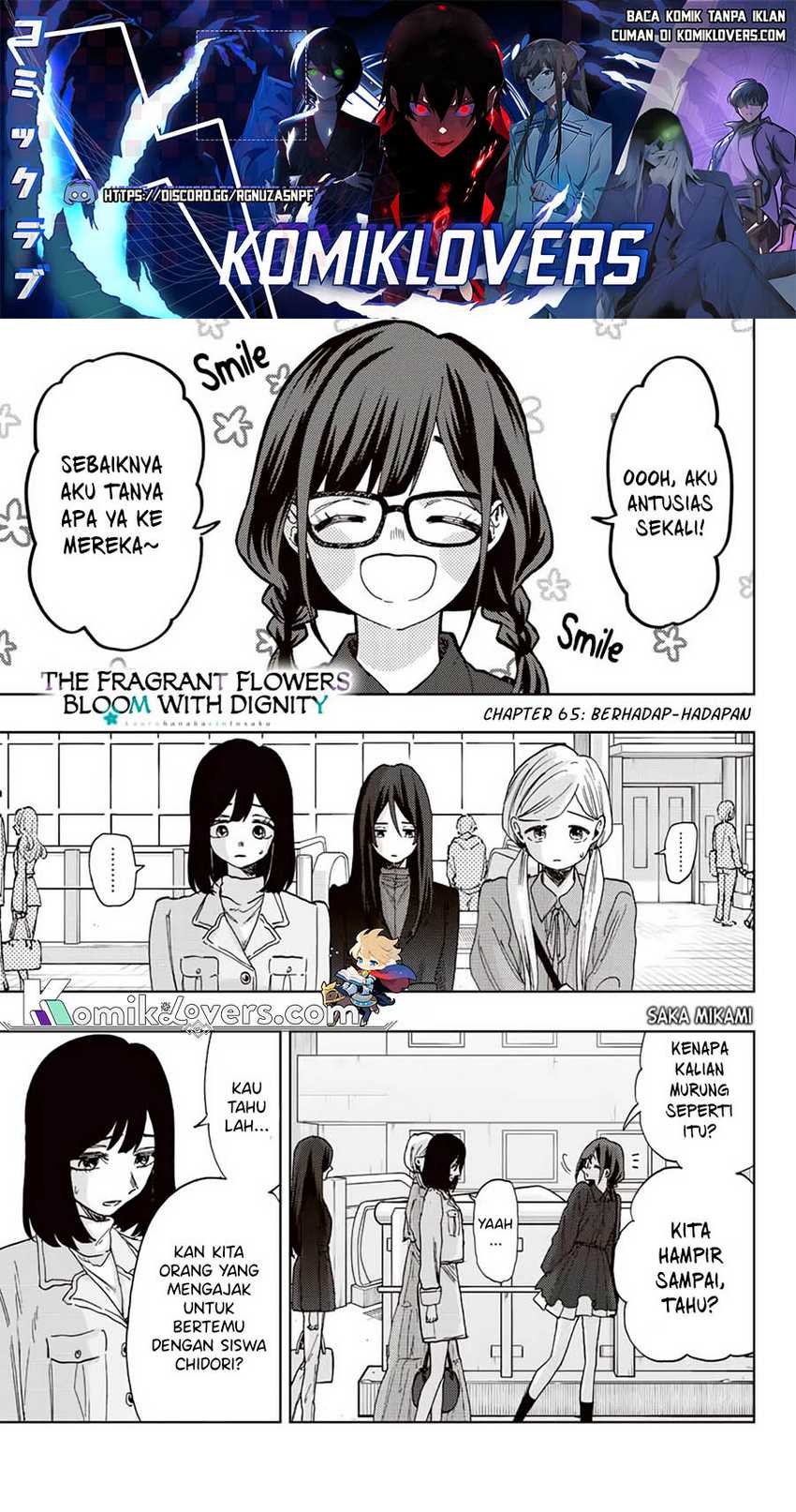 Baca Manga Kaoru Hana wa Rin to Saku Chapter 65 Gambar 2