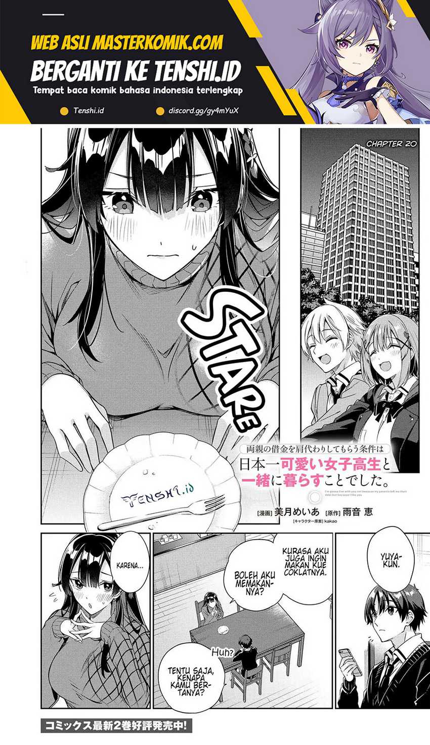 Baca Manga Ryoushin no Shakkin wo Katagawari Shite Morau Jouken wa Nihon’ichi Kawaii Joshikousei to Issho ni Kurasu Koto Deshita Chapter 20 Gambar 2