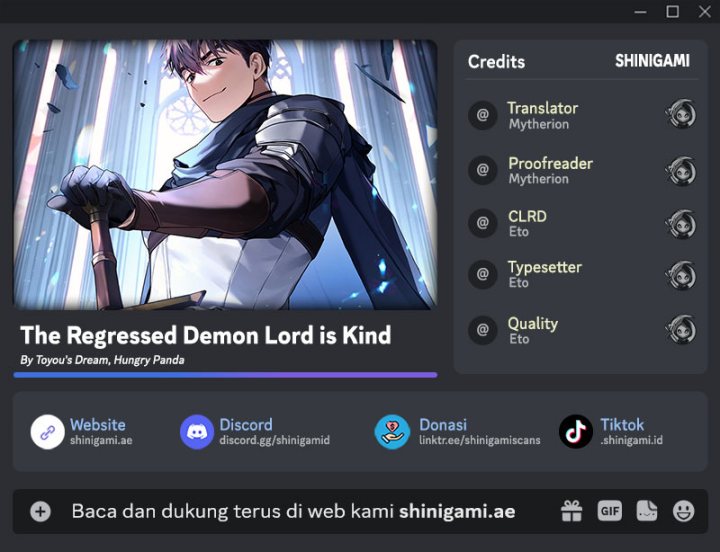 Baca Komik The Regressed Demon Lord Is Kind Chapter 27 Gambar 1