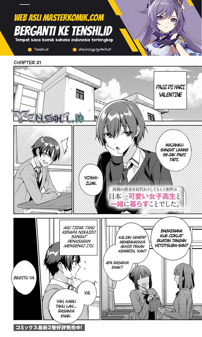 Baca Manga Ryoushin no Shakkin wo Katagawari Shite Morau Jouken wa Nihon’ichi Kawaii Joshikousei to Issho ni Kurasu Koto Deshita Chapter 21 Gambar 2