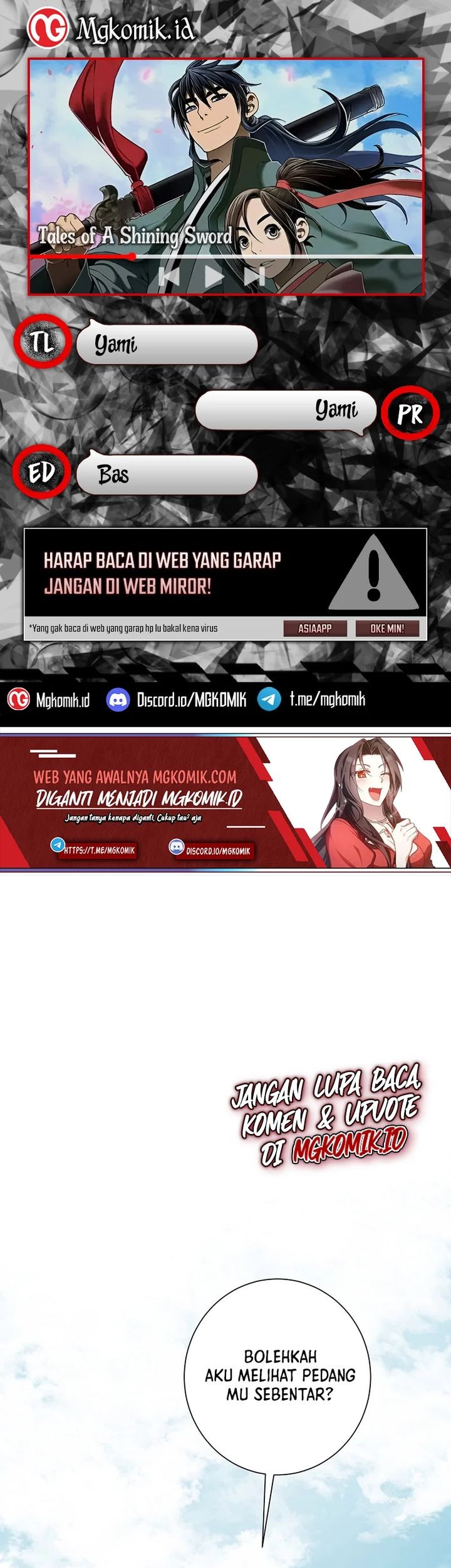 Baca Komik Tales of A Shinning Sword Chapter 58 Gambar 1