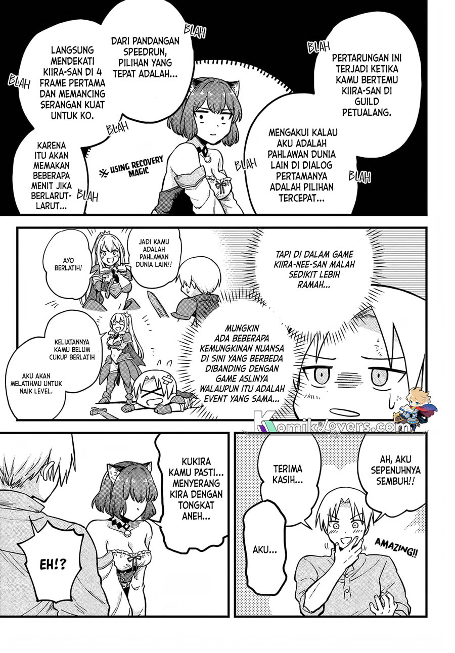 RTA Sousha wa Game Sekai kara Kaerenai Chapter 04 Gambar 12